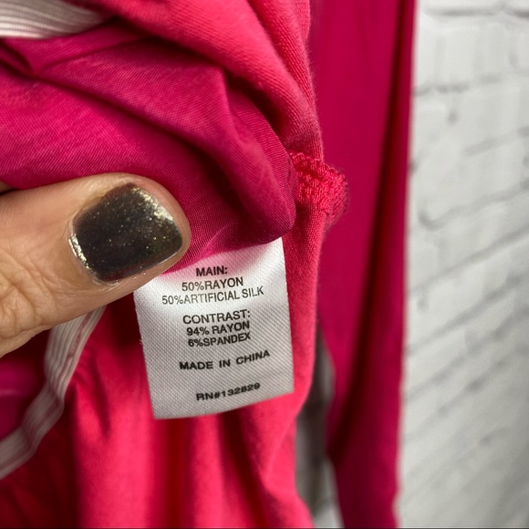 NEW Revolve x Superdown Women Hot Pink Presley Surplice Bodysuit X-Small XS - Picture 8 of 12